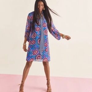 Cabi 5612 Primrose Floral Mini Dress-Size L